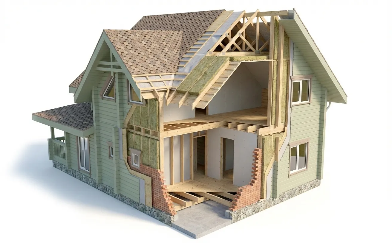 Каркас дома