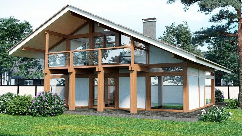 Дом в стиле фахверк